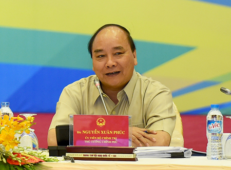 Thủ tướng Nguyễn Xuân Phúc phát biểu mở đầu Hội nghị.